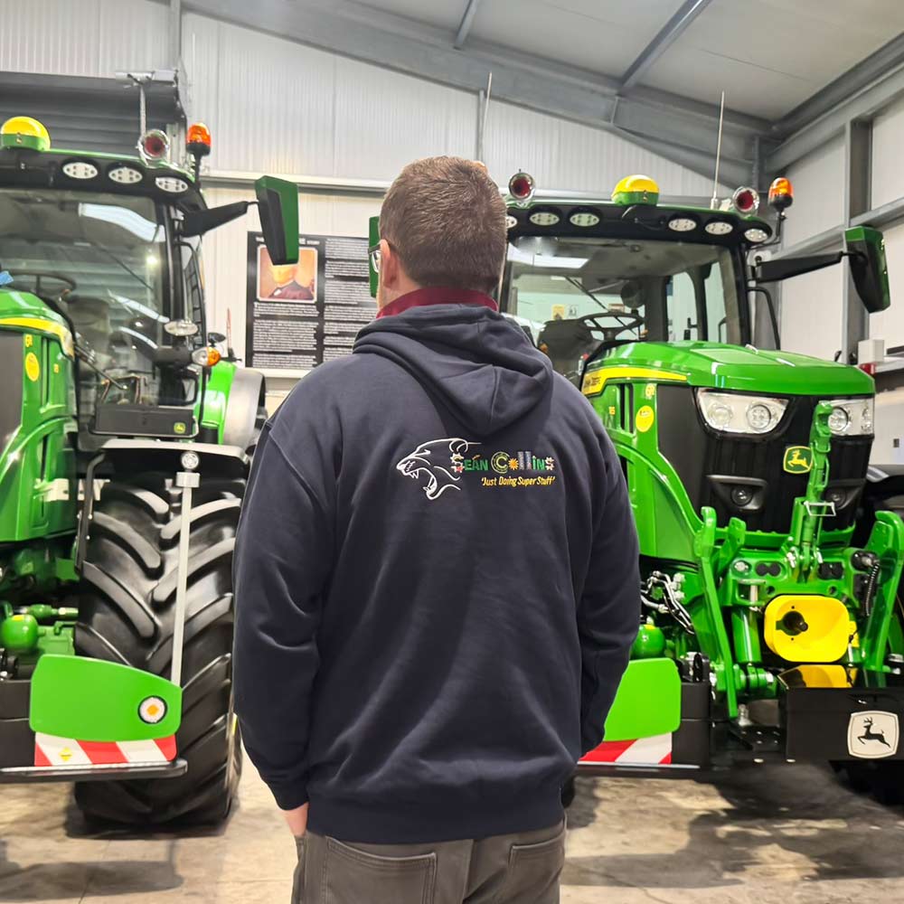 Sean Collins Agri Adult Hoodie Navy