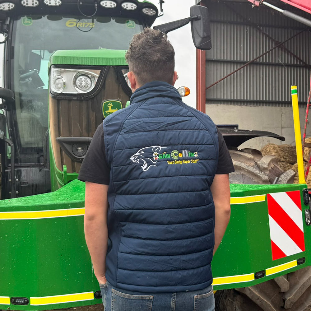 Sean Collins Agri Padded Gilet Navy
