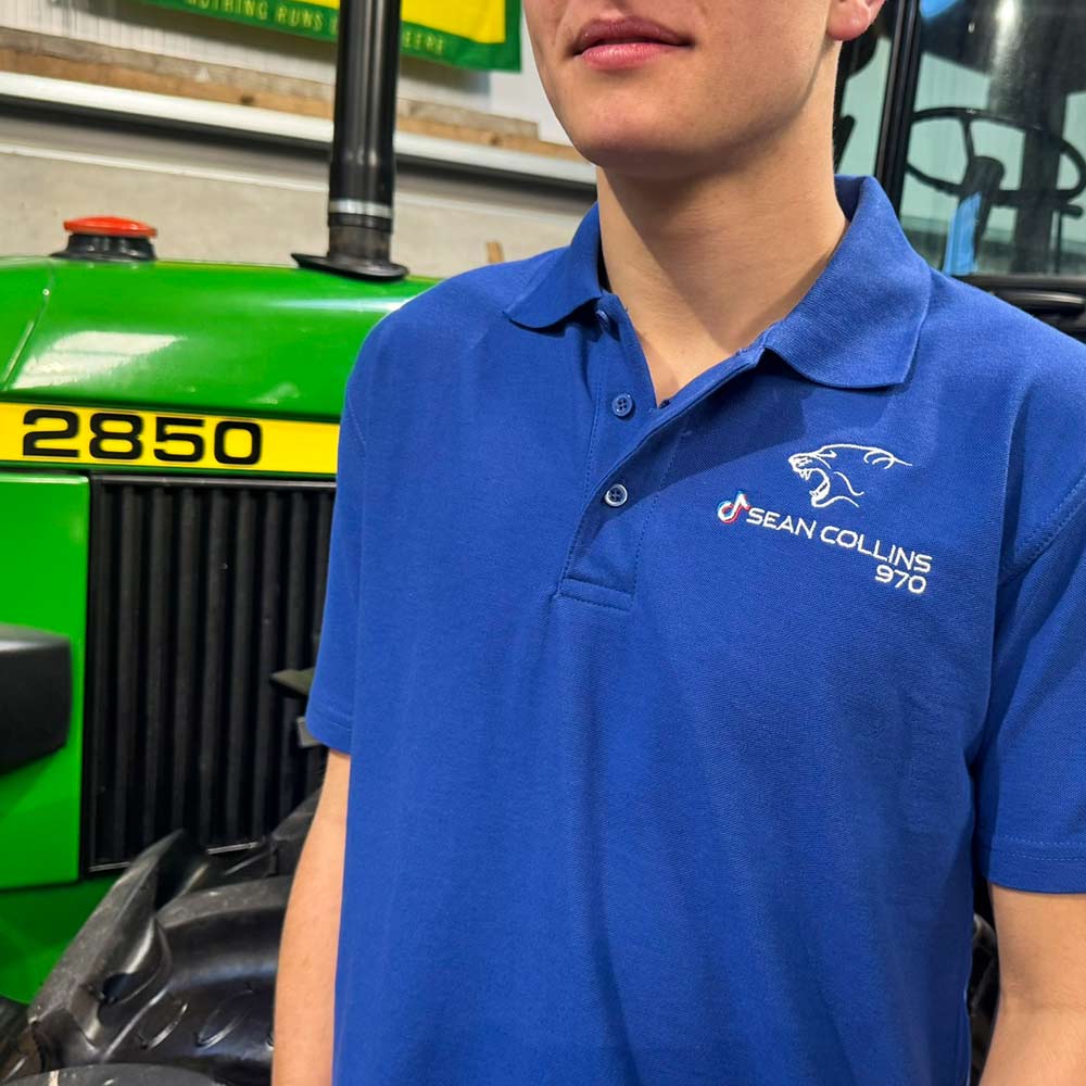 Sean Collins Agri Adult Polo Blue