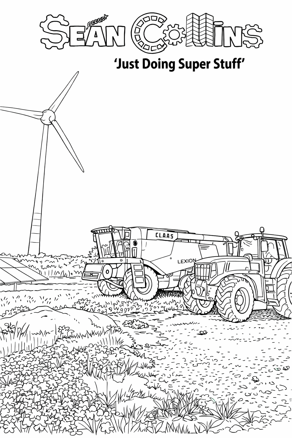 Sean Collins Colouring Sheet (FREE DOWNLOAD)