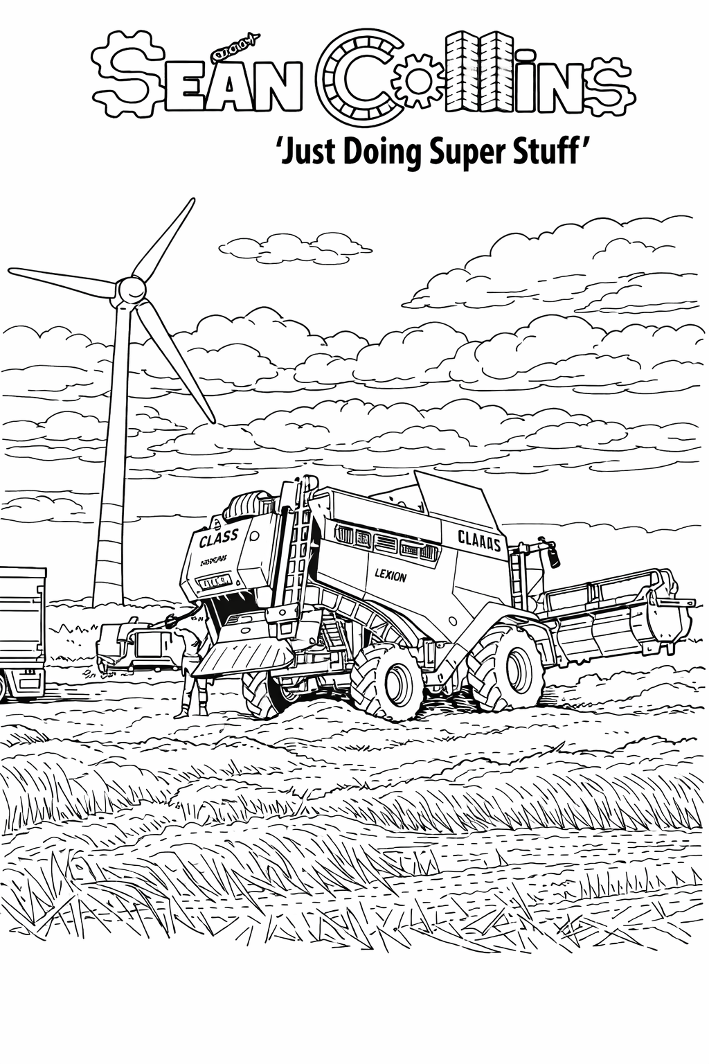 Sean Collins Colouring Sheet (FREE DOWNLOAD)