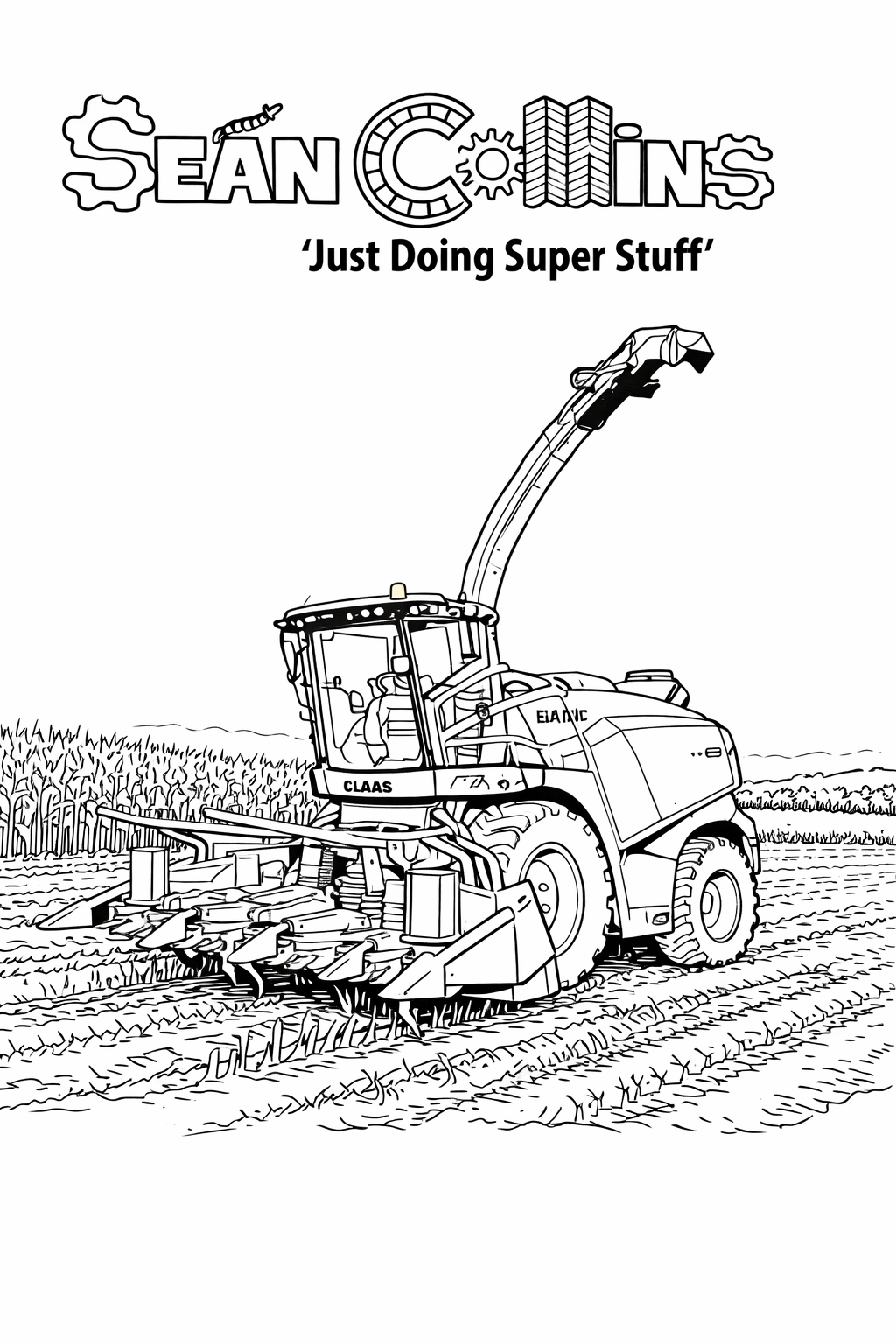 Sean Collins Colouring Sheet (FREE DOWNLOAD)