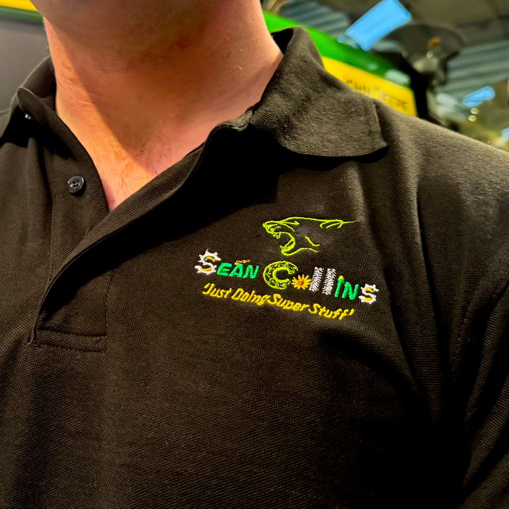 Sean Collins Agri Adult Polo Black