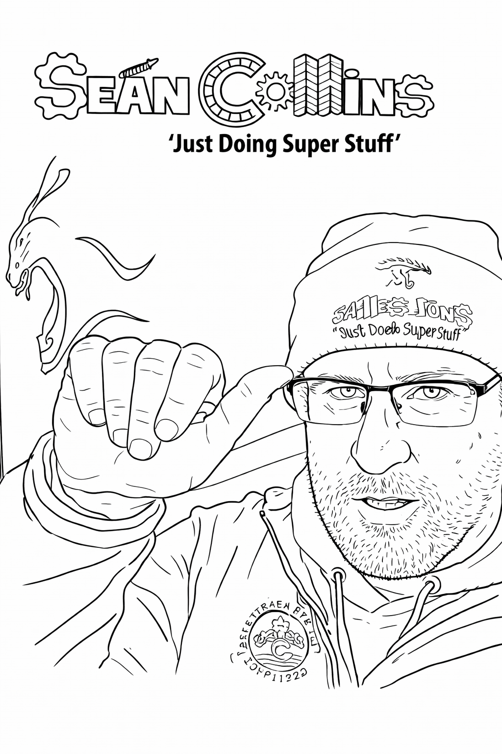 Sean Collins Colouring Sheet (FREE DOWNLOAD)