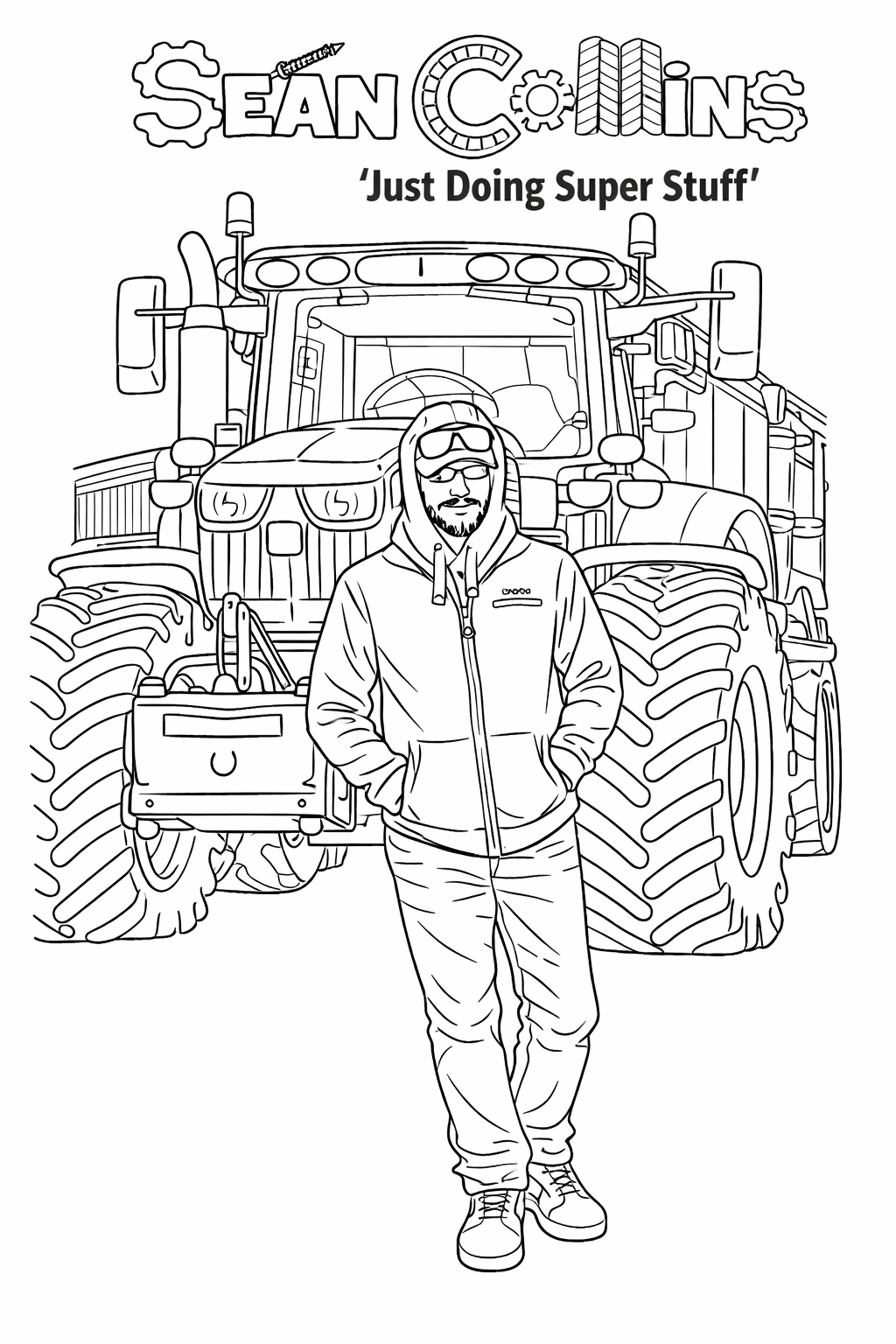 Sean Collins Colouring Sheet (FREE DOWNLOAD)