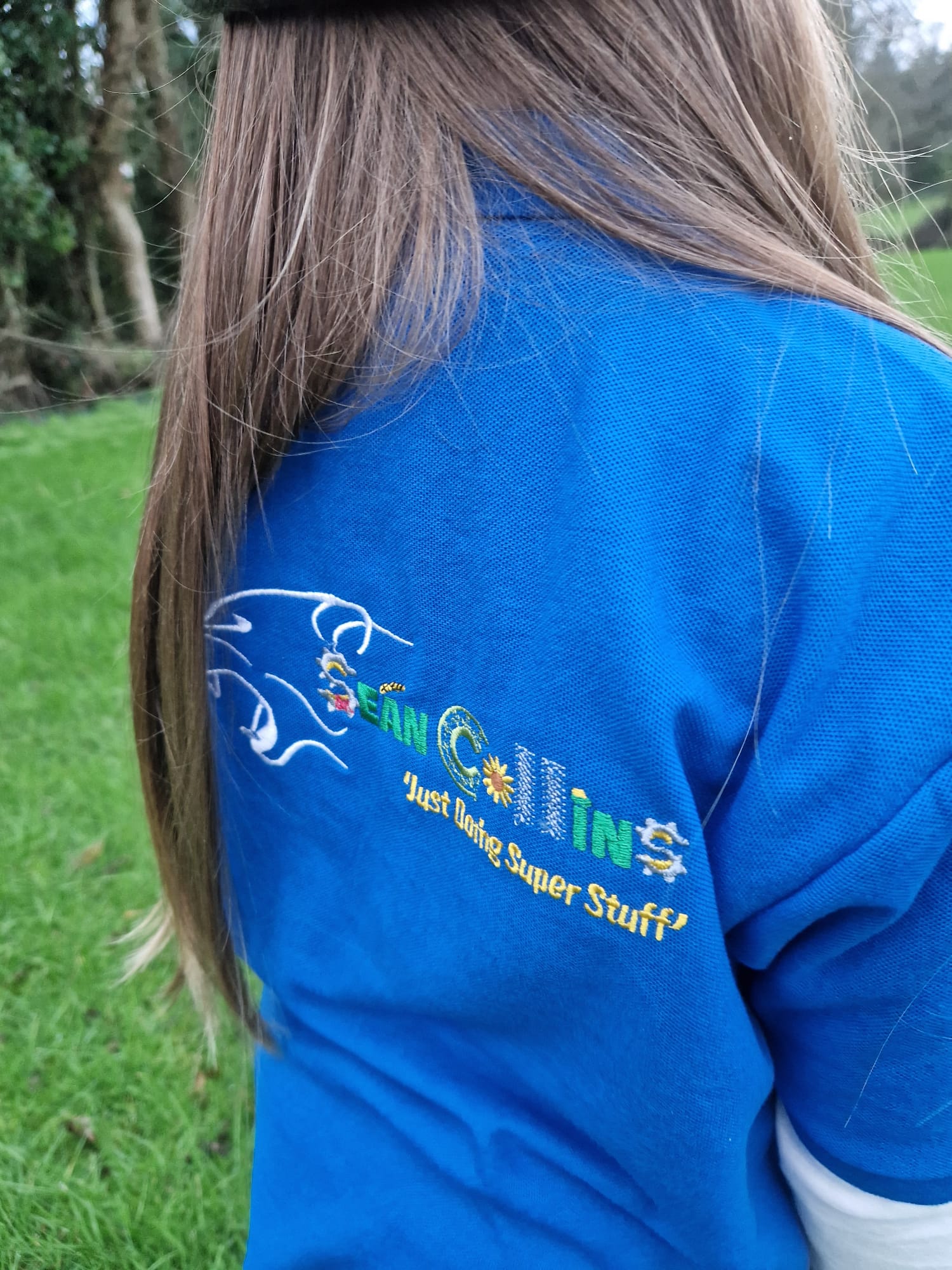 Sean Collins Agri Kids Polo Royal Blue