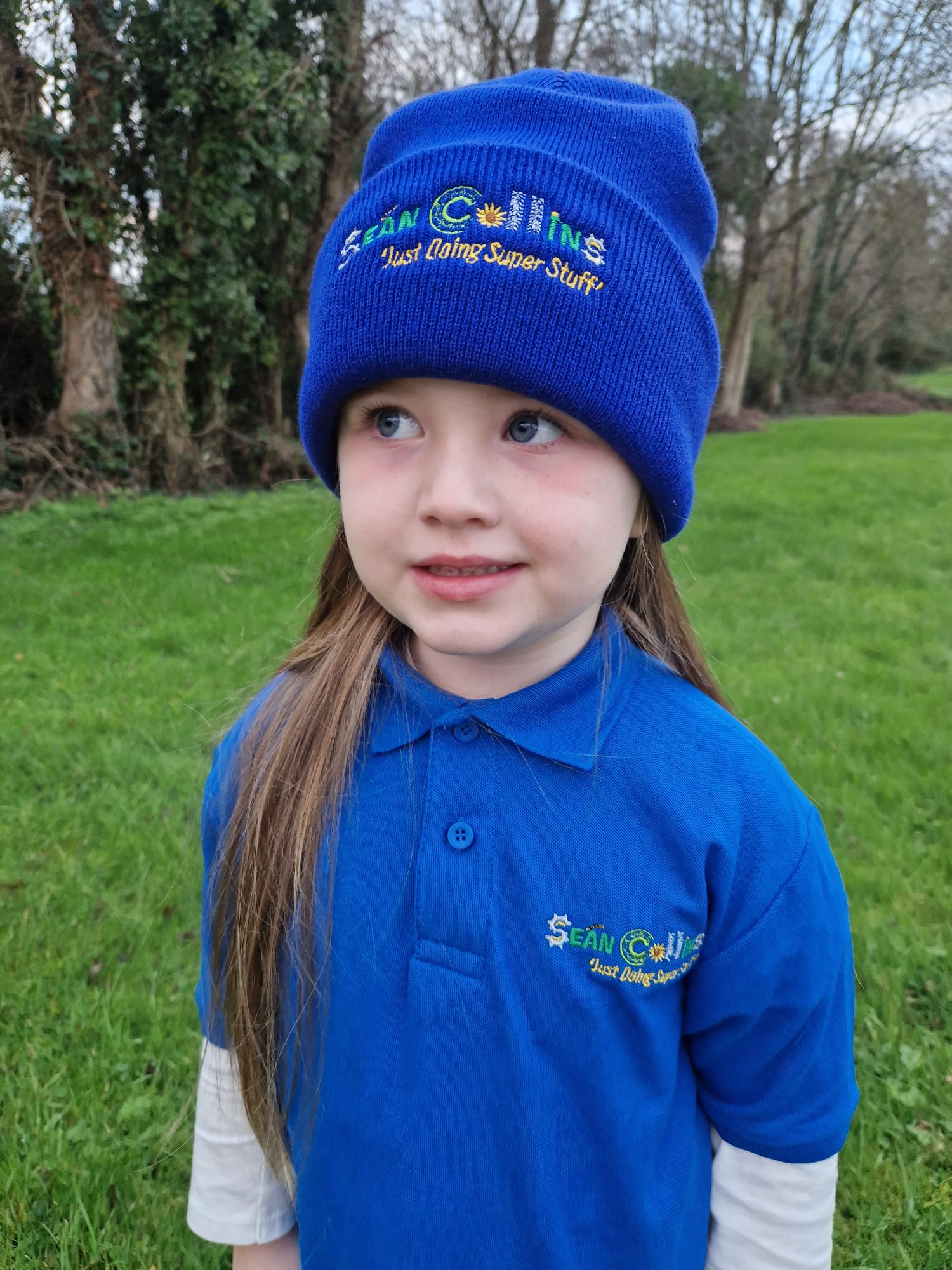 Sean Collins Agri Kids Polo Royal Blue