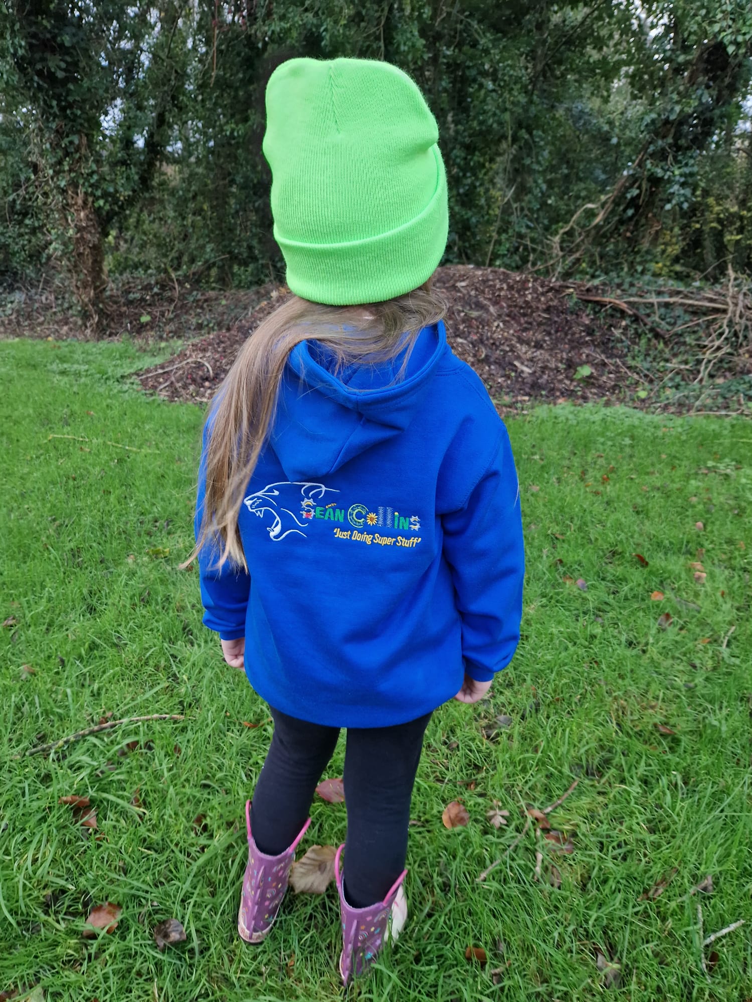 Sean Collins Agri Kids Hoodie Royal Blue