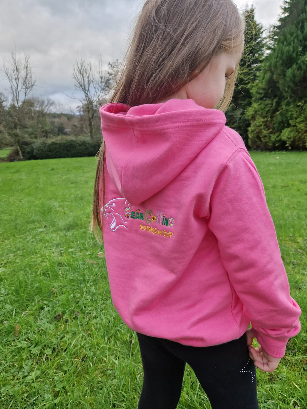 Sean Collins Agri Kids Hoodie Pink