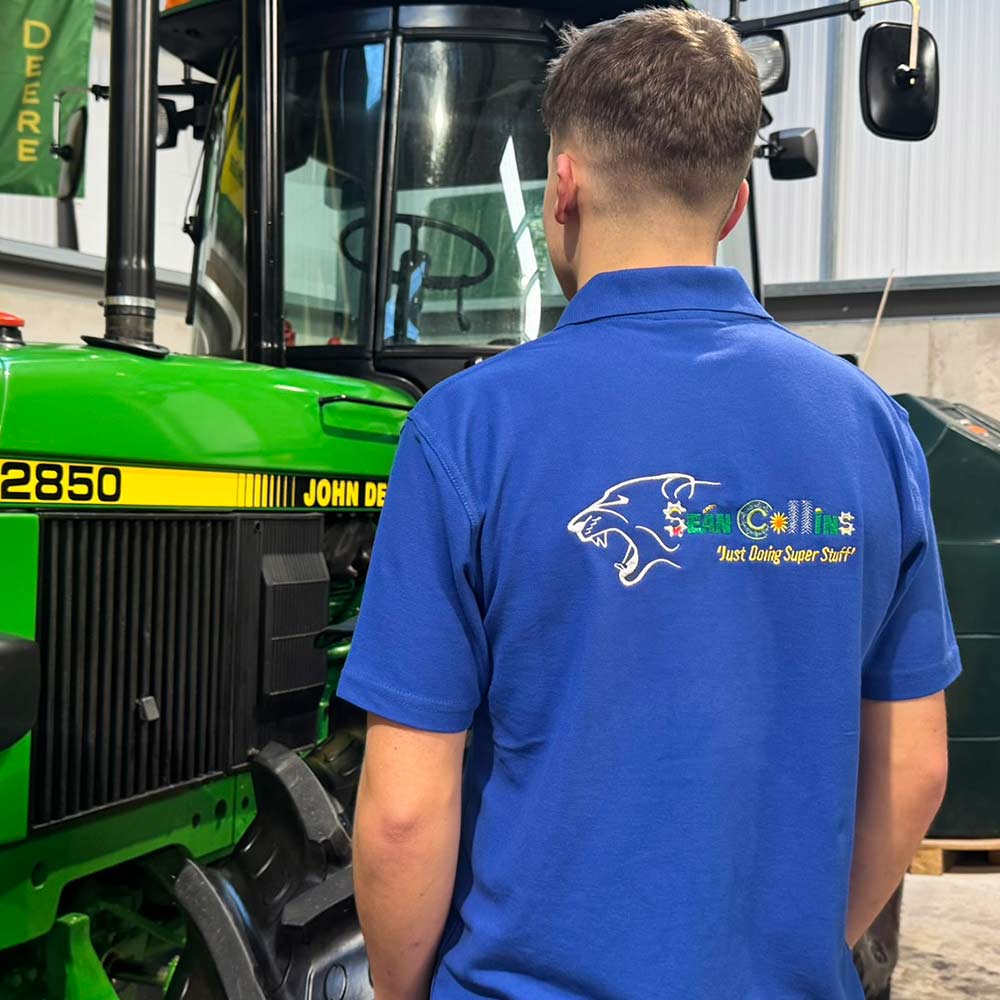 Sean Collins Agri Adult Polo Blue