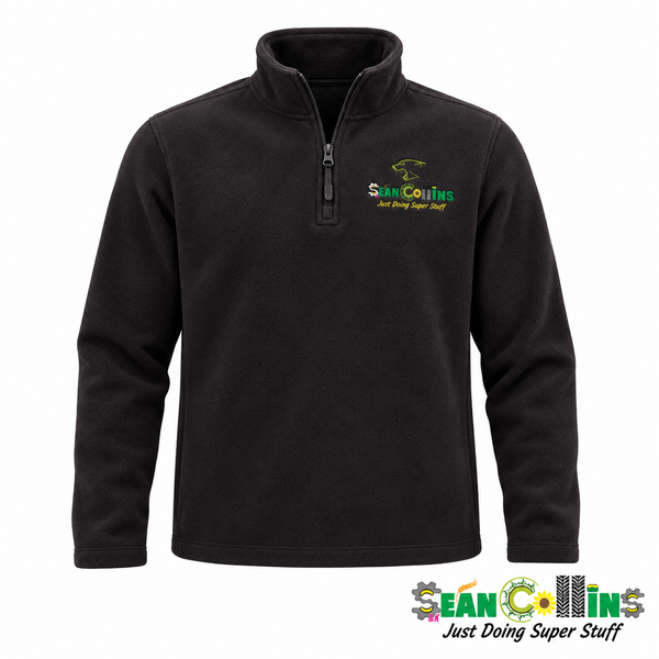 Sean Collins Agri Black Fleece – front view