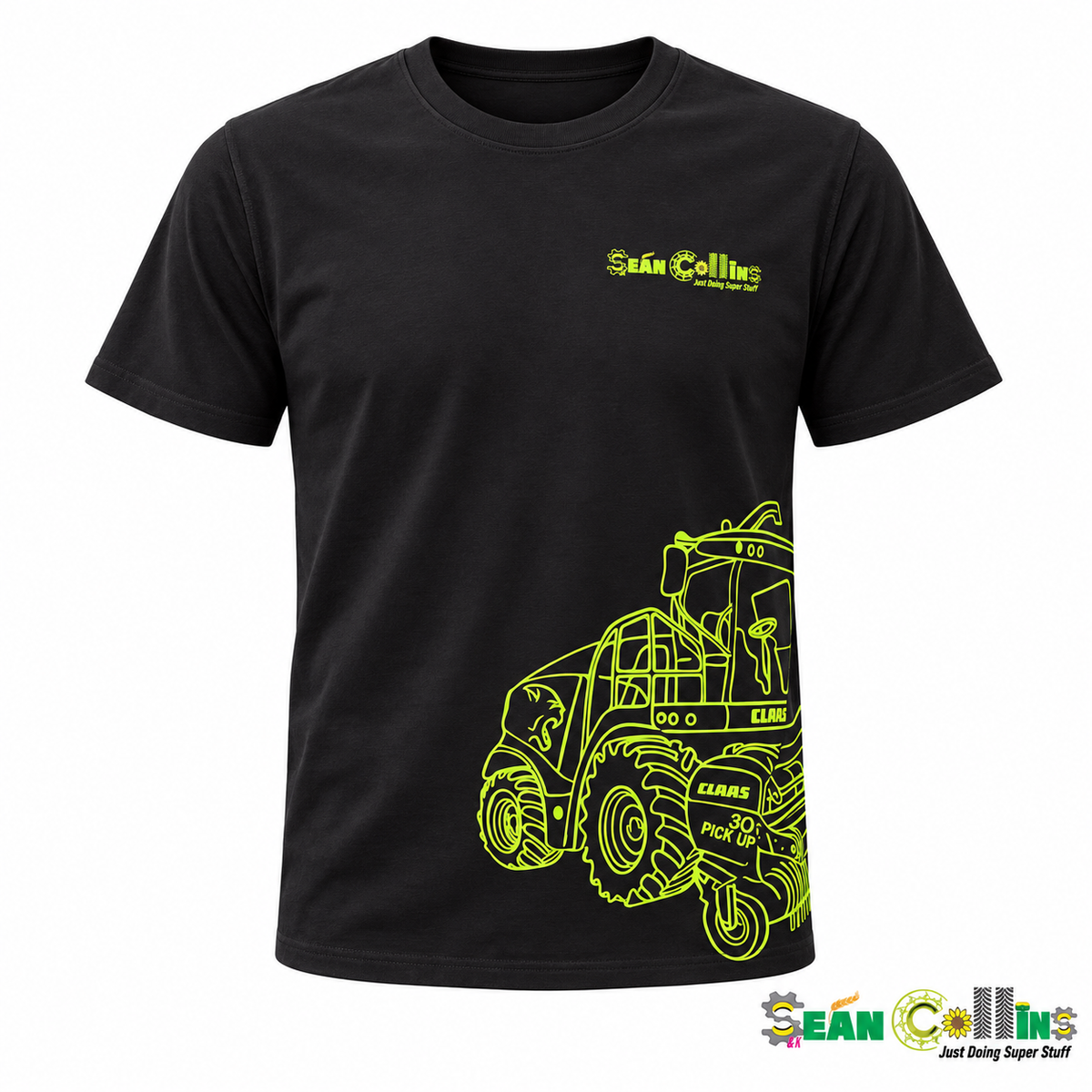 Sean Collins Agri Harvester T-Shirt – front view