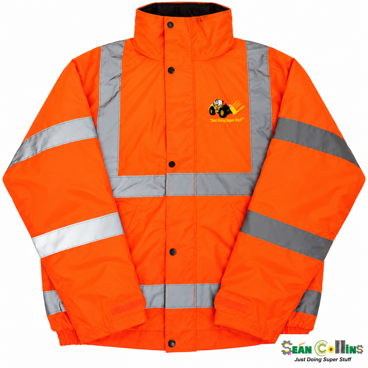 Portwest Hi-Vis Winter Bomber Jacket – front view